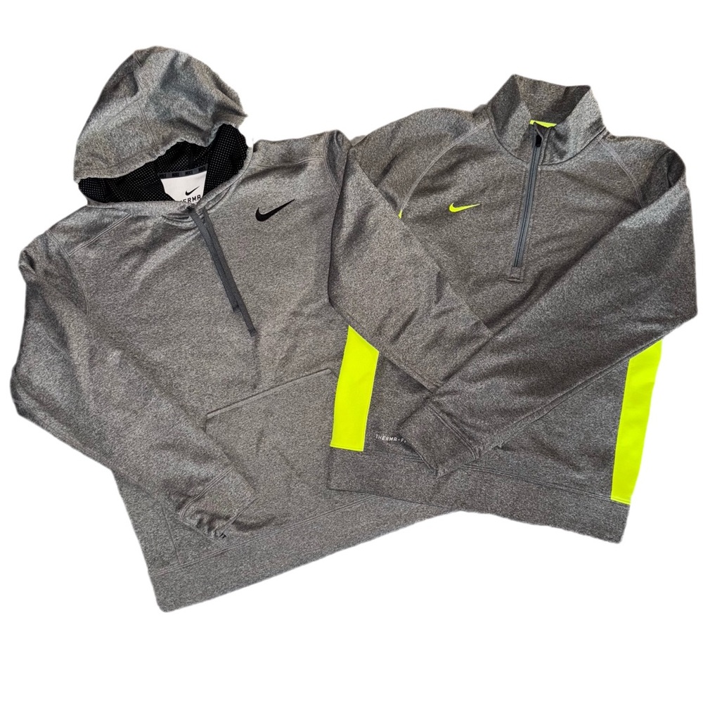 Nike Therma-Fit Quarter Zip Up and Hoodie Men’s Size Medium